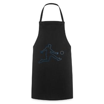 Football Hommes Football Football Spi - Tablier de cuisine - noir - Devant - AI Model Male 185 dark (185cm)