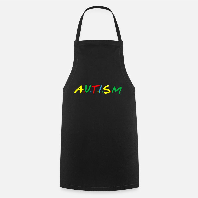 Autism - Tablier de cuisine - noir