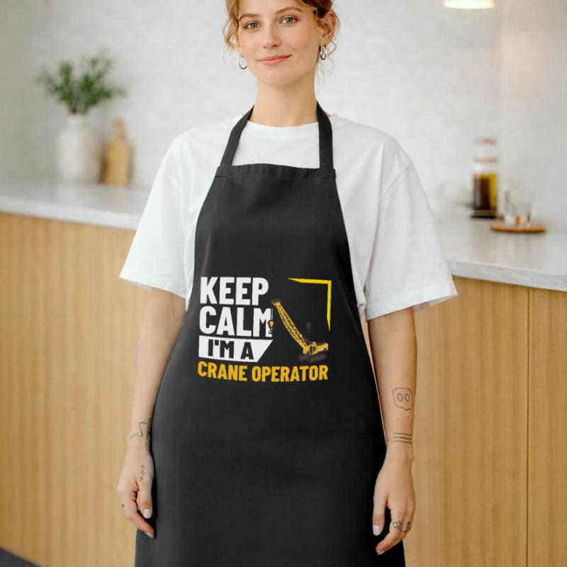 Crane Operator Construction Worker Crane Tower Training Cooking Apron
