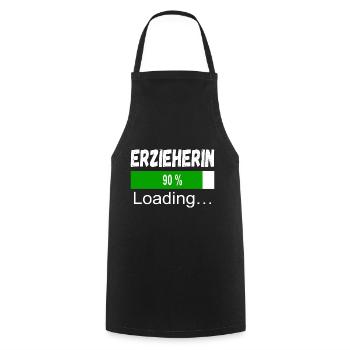 Erzieherin Ausbildung - Kochschürze - Schwarz - Vorne - AI Model Male 185 dark (185cm)
