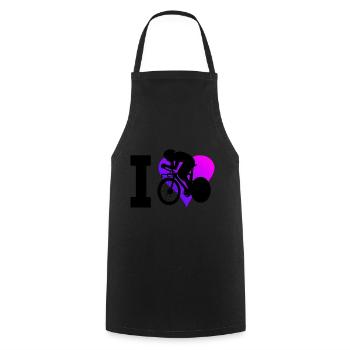 Road Cycling Women's Road Bike Road Bike Road Cycling - Cooking Apron - black - Front - AI Model Male 185 dark (185cm)