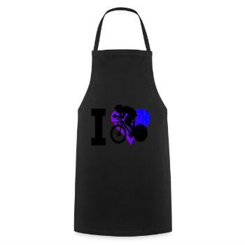Men's Road Bike Road Cycling Road Bike Road Cycling - Cooking Apron - black - Front - AI Model Male 185 dark (185cm)
