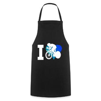 Road Bike Road Cycling Mens Road Bike Road Cycling - Cooking Apron - black - Front - AI Model Male 185 dark (185cm)