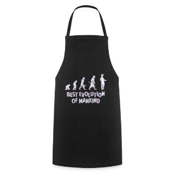 Bake Pastry Cake Dough - Cooking Apron - black - Front - AI Model Male 185 dark (185cm)