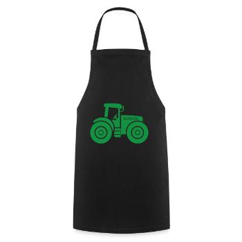 tracteur - Tablier de cuisine - noir - Devant - AI Model Male 185 dark (185cm)