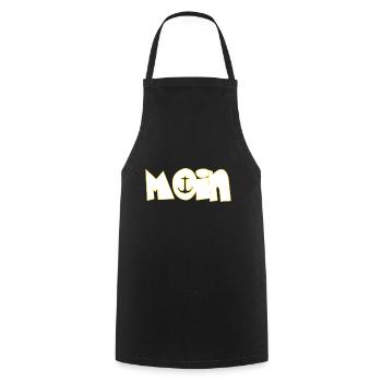 Moin - Kochschürze - Schwarz - Vorne - AI Model Male 185 dark (185cm)
