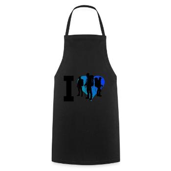 Bouldering Women Bouldering Climber Men - Cooking Apron - black - Front - AI Model Male 185 dark (185cm)