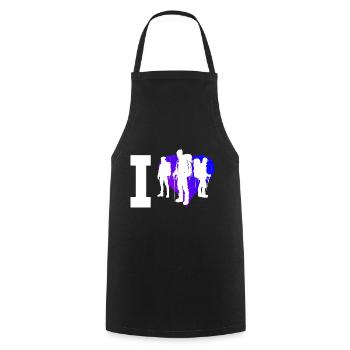 Bouldering Climbing Climbing Climber Bouldering - Cooking Apron - black - Front - AI Model Male 185 dark (185cm)