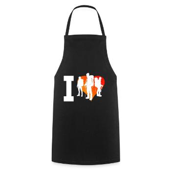 Grimpeurs Escalade Bloc Bloc Hommes - Tablier de cuisine - noir - Devant - AI Model Male 185 dark (185cm)