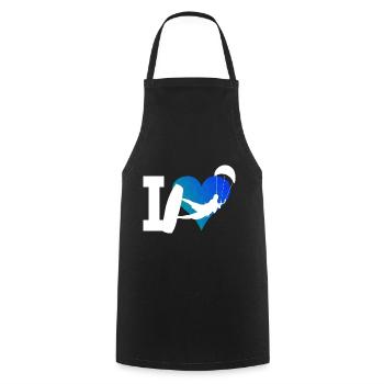 Kitesurf Kiting Kitesurfing Women Kite Men - Cooking Apron - black - Front - AI Model Male 185 dark (185cm)