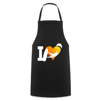 Kitesurfing Women Kite Kiting Men Kitesurfing - Cooking Apron - black - Front - AI Model Male 185 dark (185cm)
