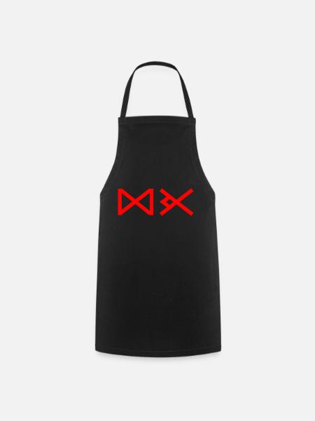 Amour et affection - Tablier de cuisine - noir