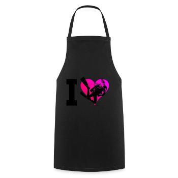 Tauchen Diver Scuba Diver Diving Scuba Taucher - Cooking Apron - black - Front - AI Model Male 185 dark (185cm)