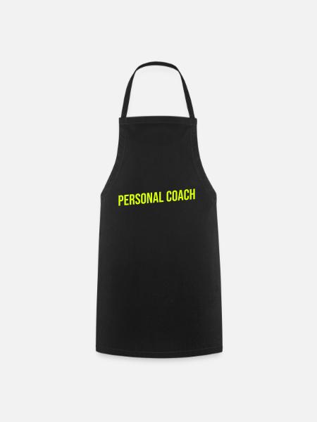 personal coach red - Kochschürze - Schwarz