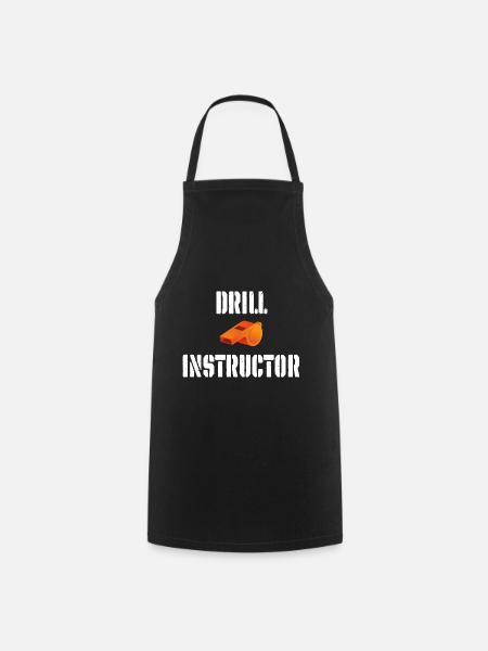 Drill Instructor - Kochschürze - Schwarz