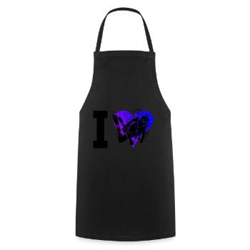 Plongée sous-marine Plongeur Plongée sous-marine Plongeur - Tablier de cuisine - noir - Devant - AI Model Male 185 dark (185cm)