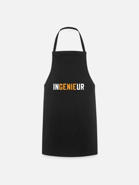 Ingenieur Genie Maschinenbauer Ingenieurwesen - Kochschürze - Schwarz