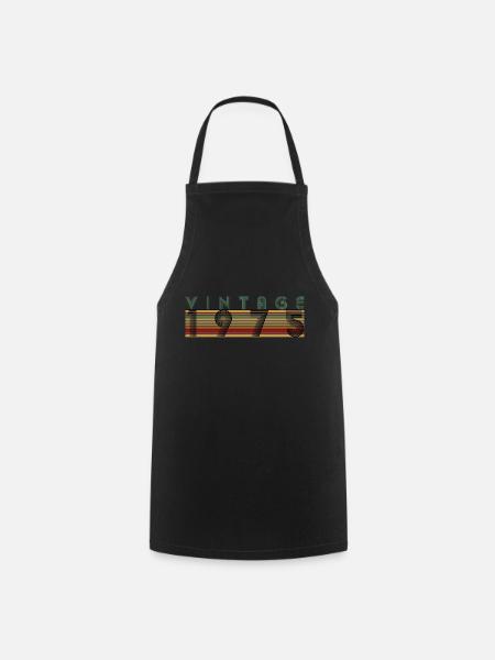 VINTAGE 1975 - Cooking Apron - black