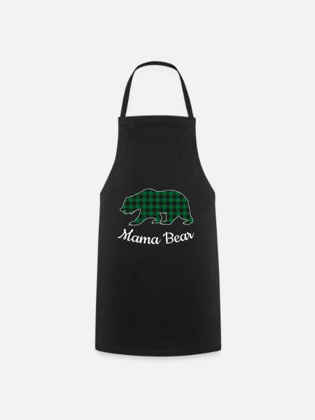 Mama Bear - Kochschürze - Schwarz