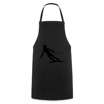 Ski masculin Sports d’hiver Skieurs - Tablier de cuisine - noir - Devant - AI Model Male 185 dark (185cm)