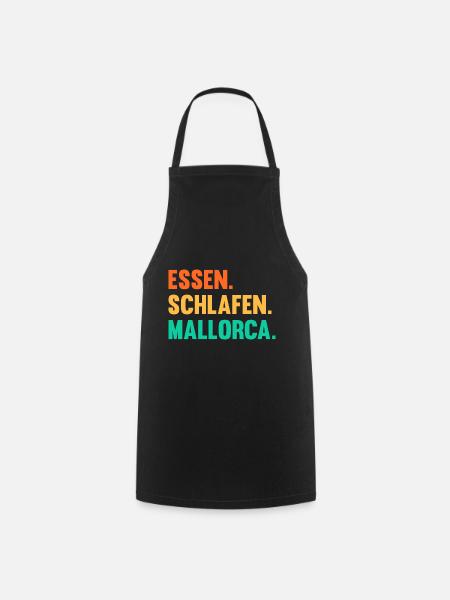 Party Urlaub Mallorca - Kochschürze - Schwarz