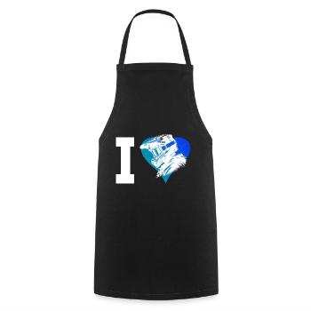 Vététistes Hommes VTT VTT Femmes - Tablier de cuisine - noir - Devant - AI Model Male 185 dark (185cm)