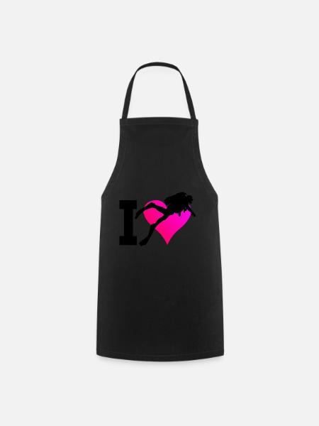 Scuba Diving Scuba Divers Diving Ladies - Cooking Apron - black