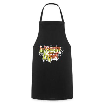Success loves effort (Tag-b) - NeedyMindSet - Cooking Apron - black - Front - AI Model Male 185 dark (185cm)