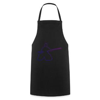 Kampfsport Herren Damen Aikido Aikidoka Martial Ar - Kochschürze - Schwarz - Vorne - AI Model Male 185 dark (185cm)