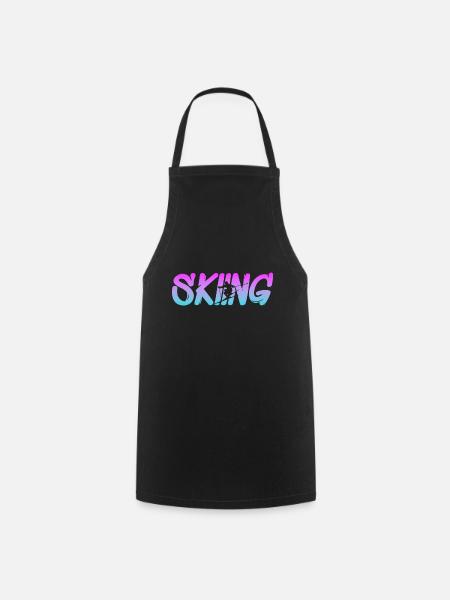 Skiing - Kochschürze - Schwarz