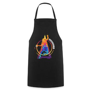 Handball Handball Player HandballEr Vintage Retro - Cooking Apron - black - Front - AI Model Male 185 dark (185cm)