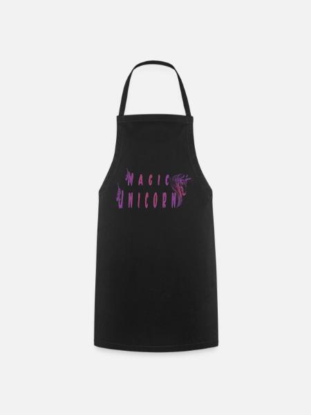 magic unicorn - Tablier de cuisine - noir