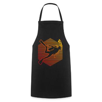 Plongée Taucher Scuba Taucher Tauchen Plongée sous-marine - Tablier de cuisine - noir - Devant - AI Model Male 185 dark (185cm)