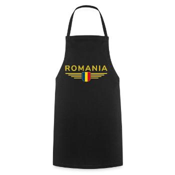 Bukarest T Shirt für Rumänien Fans Outfit - Kochschürze - Schwarz - Vorne - AI Model Male 185 dark (185cm)