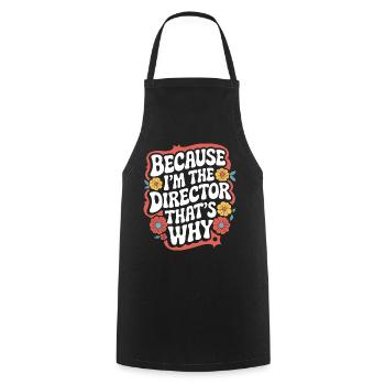Filmmaker Film Director Cinematographer Film - Cooking Apron - black - Front - AI Model Male 185 dark (185cm)