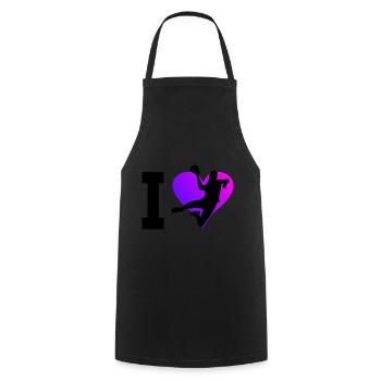 Handball Féminin Handball Hommes Handball - Tablier de cuisine - noir - Devant - AI Model Male 185 dark (185cm)