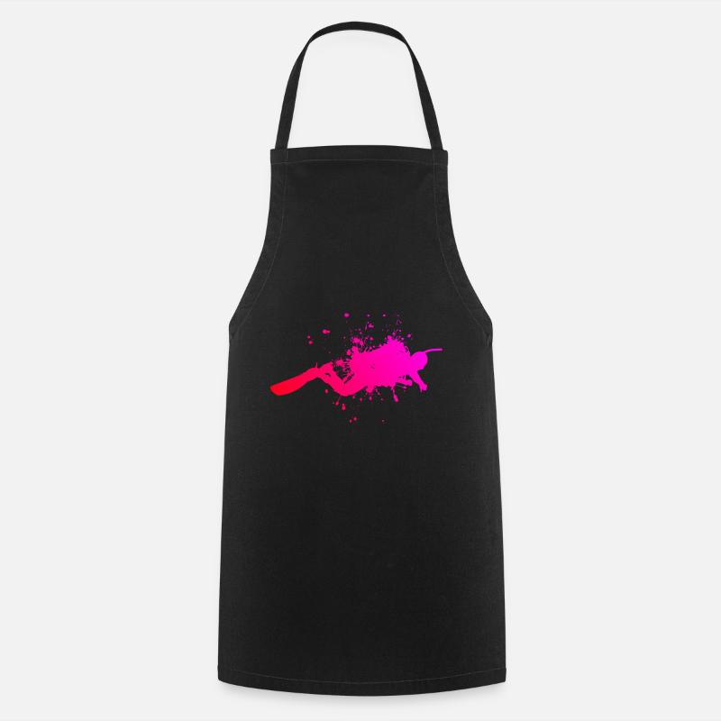Scuba Diver Scuba Diver Scuba Diving - Cooking Apron - black