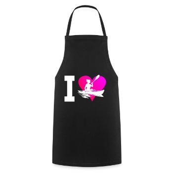 Kayak Homme Kayak Kayak Femme Canoë - Tablier de cuisine - noir - Devant - AI Model Male 185 dark (185cm)
