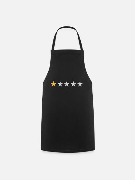 1 star review - 1 star review empty - Cooking Apron - black