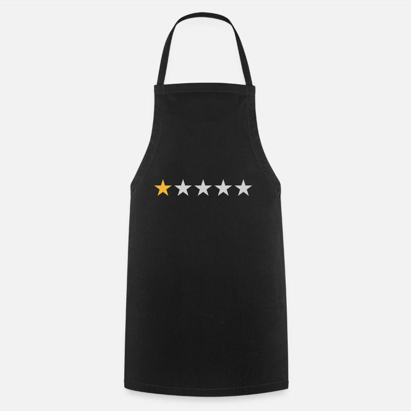 1 star review - 1 star review empty - Cooking Apron - black