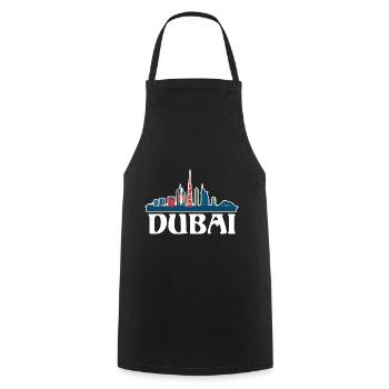 Dubai United Arab Emirates The Palm - Cooking Apron - black - Front - AI Model Male 185 dark (185cm)