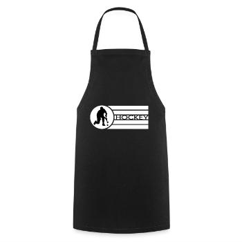 Field hockey Hockey Hockey players in the shooting circle - Cooking Apron - black - Front - AI Model Male 185 dark (185cm)