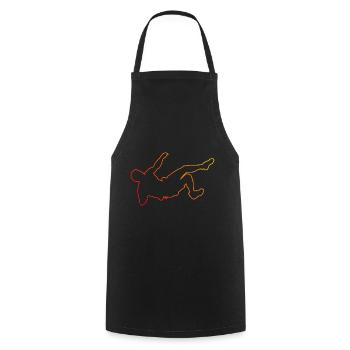 Boulder Bouldern Climber Herren Climbing - Kochschürze - Schwarz - Vorne - AI Model Male 185 dark (185cm)