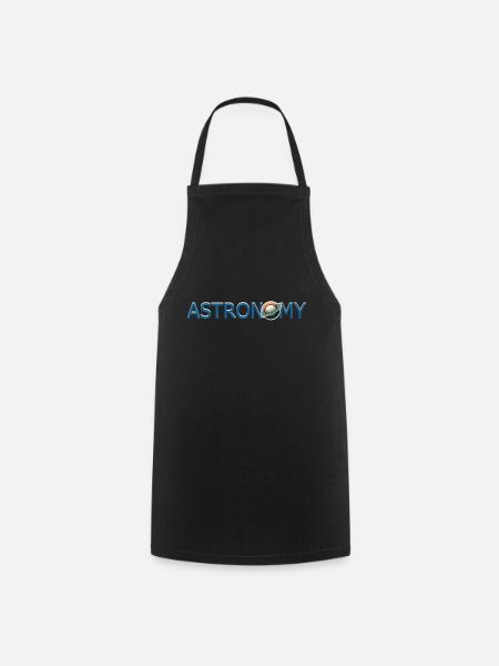 Astronomie - Tablier de cuisine - noir