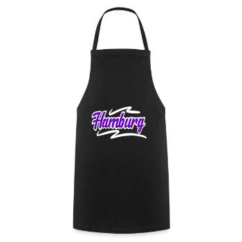 Hamburg - Cooking Apron - black - Front - AI Model Male 185 dark (185cm)