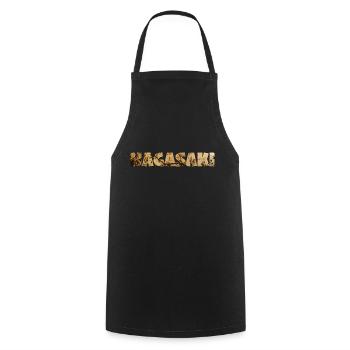 NAGASAKI COLORFUL - Cooking Apron - black - Front - AI Model Male 185 dark (185cm)