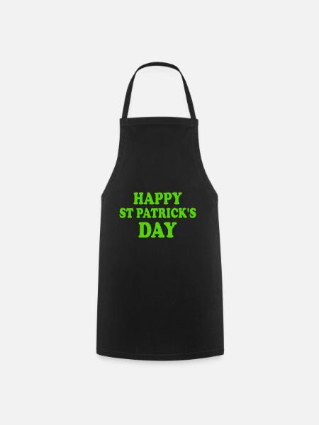 happy st patricks day - Kochschürze - Schwarz