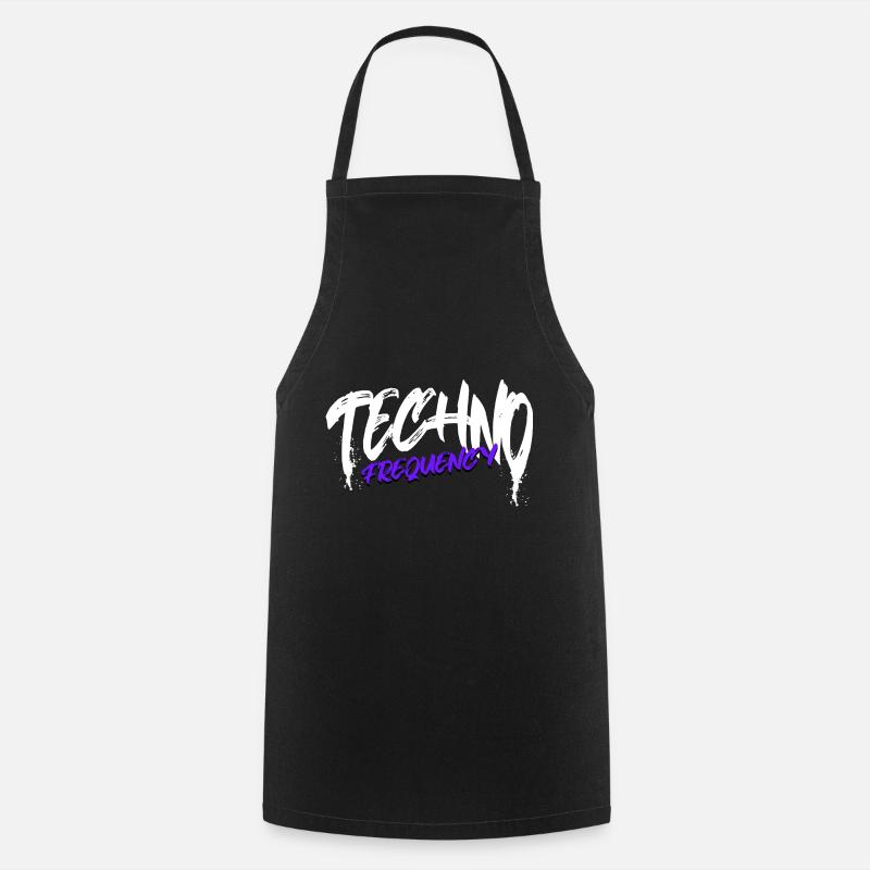 Techno - Kochschürze - Schwarz
