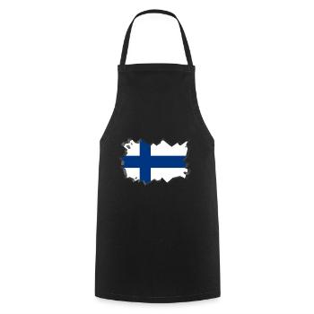 Pays Suomi UE pays pays - Tablier de cuisine - noir - Devant - AI Model Male 185 dark (185cm)