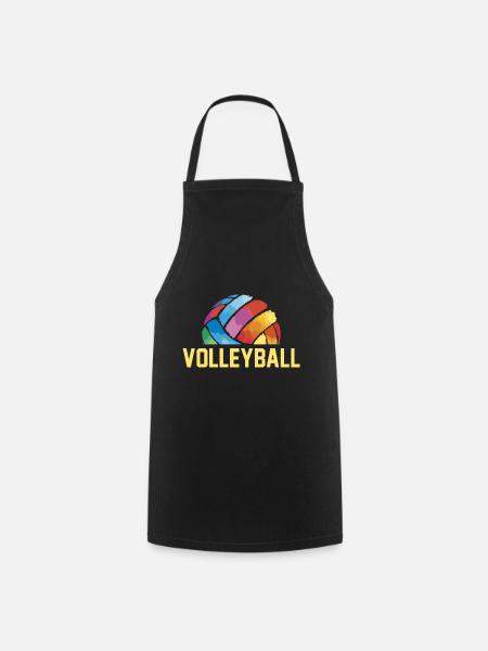 Volley-ball - Tablier de cuisine - noir